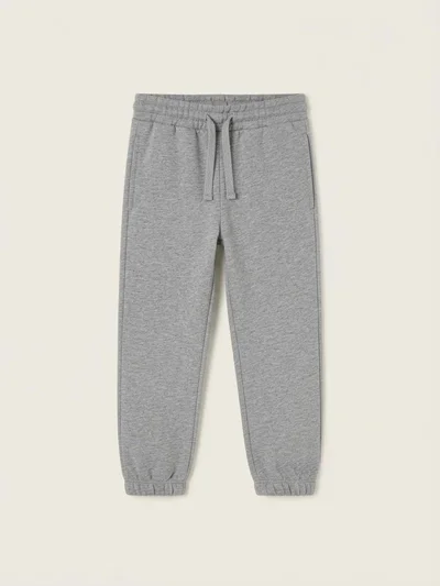 Paçası Lastikli Unisex Çocuk Gri Eşofman Altı