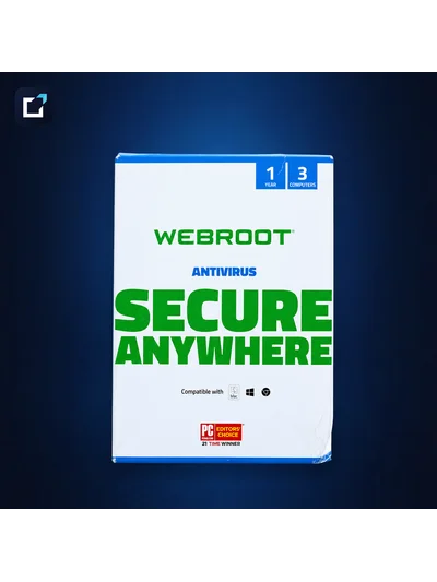 Webroot SecureAnywhere Antivirüs 3 Kullanıcı 1 Yıl
