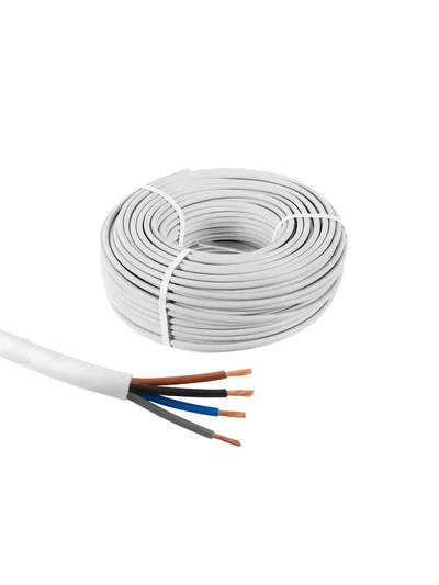 TTR Kablo Beyaz 4x2.5 mm H05VV-F