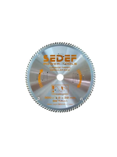 SEDEF 250x30x3.2mm 80 Diş Trapez Negatif Diş Testere AP