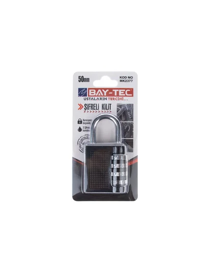 MK2377 Şifreli Asma Kilit 50 mm