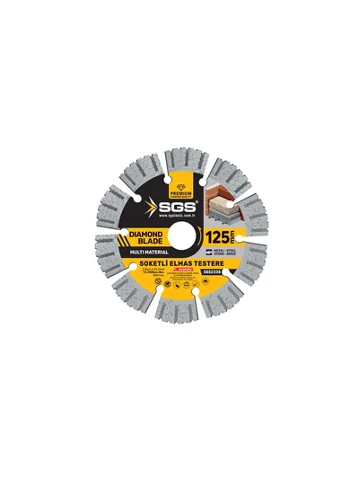 SGS 125mm Soketli Elmas Testere Multi Material SGS2336