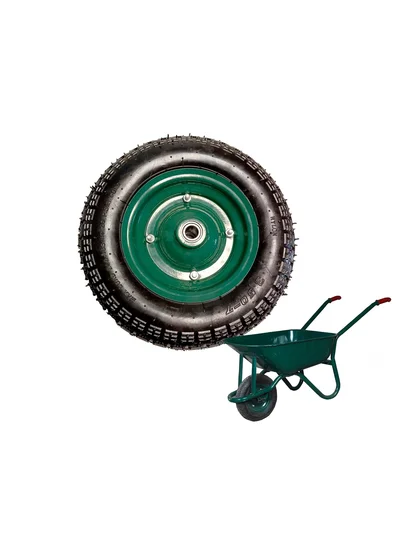 Saç Jantlı Havalı Dolgu Teker El Arabası Tekeri 325x7x20 mm