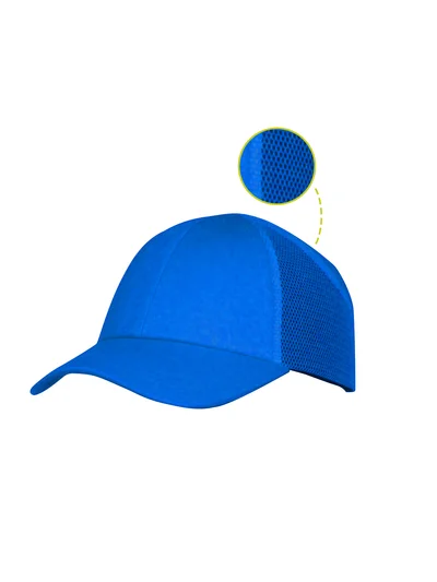BAYMAX TABCAP Yazlık Helmet Saks Mavisi Şapka Baret BX-6010