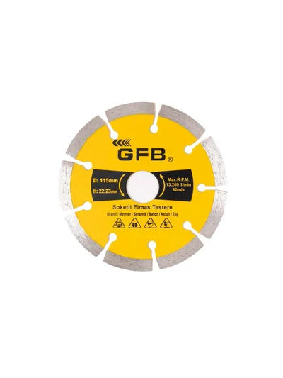 Soketli Elmas Daire Testere 115x22.23mm GFB2388