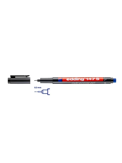 EDDİNG 147S ASETAT KALEMİ SİYAH