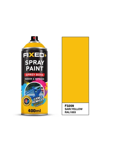 SGS Fixed Akrilik Sprey Boya Taxi Sarı RAL 1003 F3209