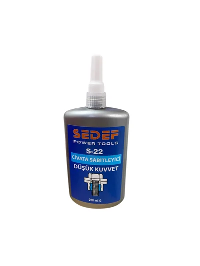 SEDEF S-22 Düşük Kuvvet Civata Sabitleyici 250 ml