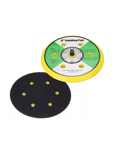 Ekzantrik Orbital Zımpara Tabanı 150mm 6 Delikli GFB 7025