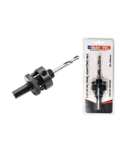 MK0365 Bimetal Panç Adaptörü HEX 30-210 mm
