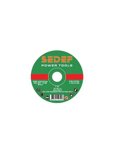 SEDEF 115X3.2X22 T41 BETON KESME TAŞI