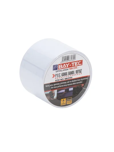 PVC Kanal Bandı Beyaz 48mm x 20yards MK0741