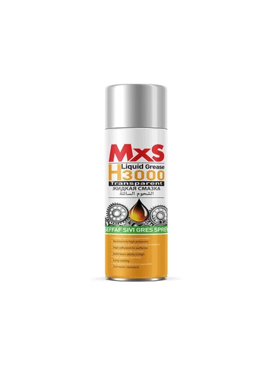 MXS H3000 Şeffaf Sıvı Gres Sprey 400 ml