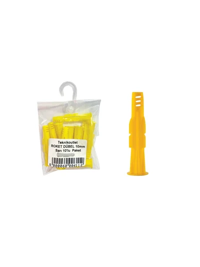 Roket Dübel 8mm 10lu Paket