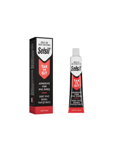 Selsil Tak ve Git P12 Sert PVC Boru Yapıştırıcı 125gr