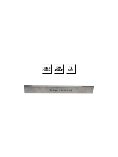 HSS - E (%10Co) DIN 4964/E Trapez Kesitli Torna Kalemi - 3x12x160 mm