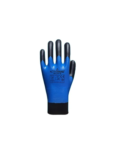 FN 244D NO:10 Çift Katlı Nitril Kaplama Polyester Eldiven