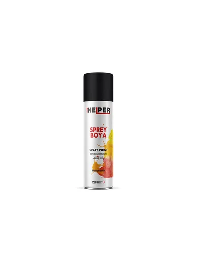 HELPER Akrilik Sprey Boya RAL 9005 M Mat Siyah 200ml