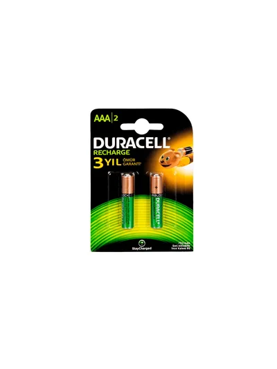 Duracell 750 mAh Şarj Edilebilir AAA Kalem Pil 2'li Paket