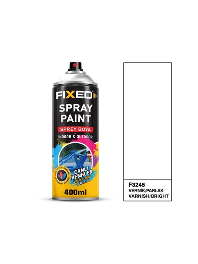 SGS Fixed Sprey Vernik/Parlak Akrilik 320gr 400ml F3245