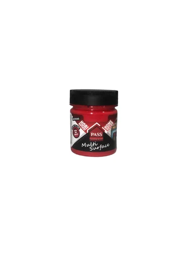 Pass Multi Surface Hobi Boyası 550 cc 1037 Scarlet Kırmızı
