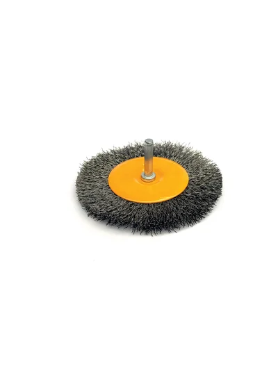 75x10 mm Pimli Paslanmaz Daire Tel Fırça GFB 5167