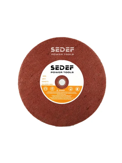 250x50x20 mm Kahverengi Skoç Elyaf Zımpara Taşı 7PC 180 Kum
