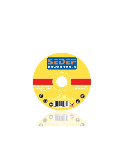 SEDEF Alüminyum Kesici Disk 115x6.0 mm