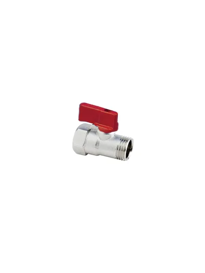 Mini Küresel Vana 1/2 Kırmızı