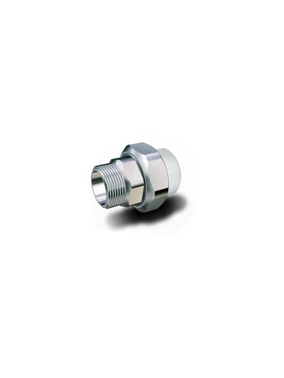 "PPRC Dış Dişli Oynar Başlıklı Rakor 25 mm 3/4"""