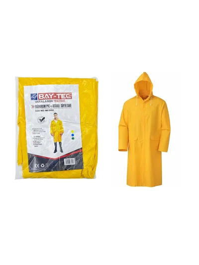 BAY-TEC MK5150 Süper Yağmurluk Astarlı Sarı 850gr