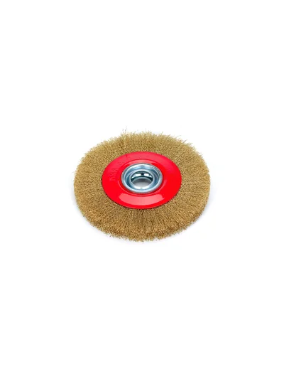 SEDEF Saçaklı Daire Tel Fırça 250 mm 55371