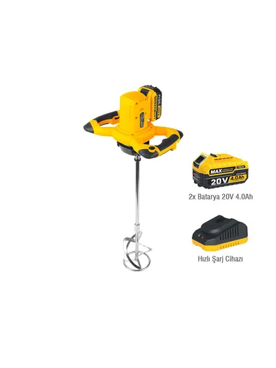SGS Akülü Karıştırıcı Mixer Seti Kömürsüz Motor 20V SGS 5440
