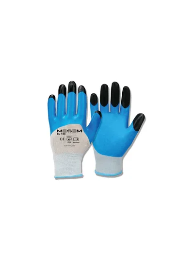 Süper Latex Eldiven Mavi 3/4 NO:10 MES EL150