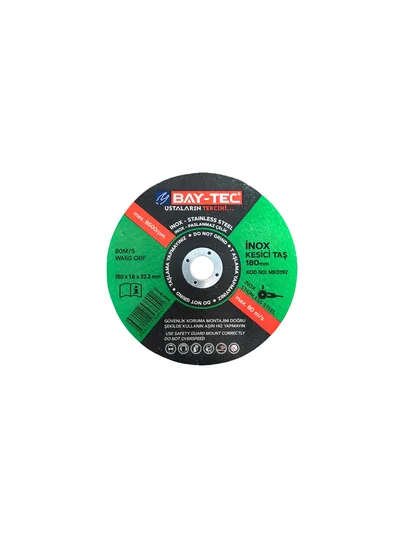 BAY-TEC MK0190 İnox Kesici Taş 115X1.0 mm