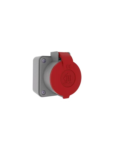 BP2-2504-4516 Trifaze Duvar Priz 3X25A