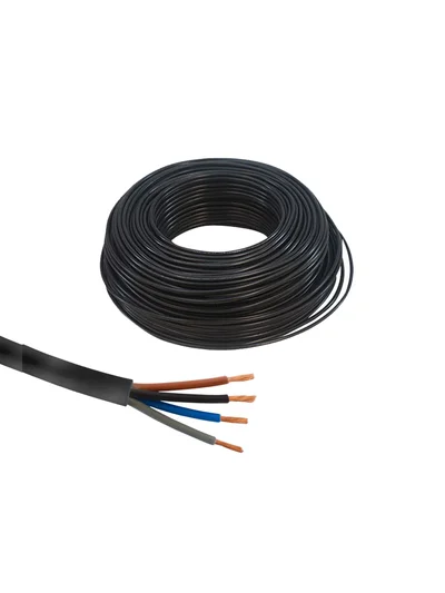 TTR Kablo Siyah 4x1 mm H05VV-F