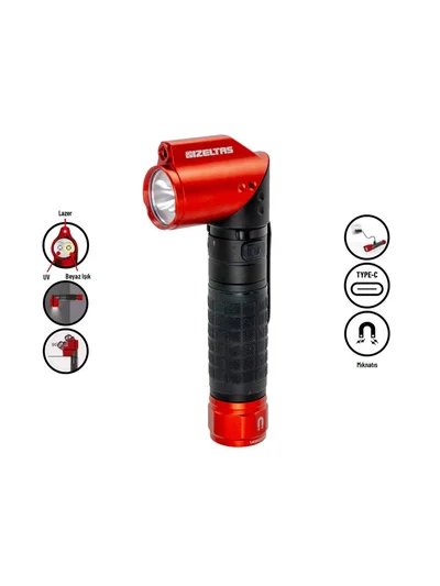 İZELTAŞ PRO LED El Feneri 1000 LM 90 Derece Ayarlanabilir