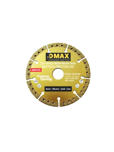 Çok Amaçlı Metal Kesme Diski 115x22.23mm DMX4720