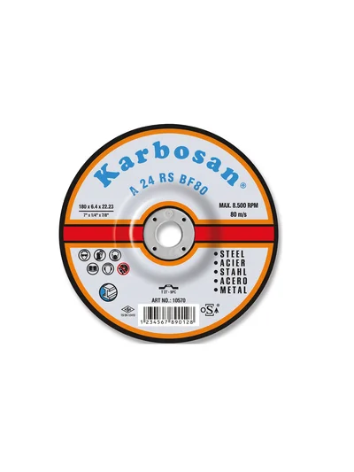 KARBOSAN 180x6.4x22 Metal Taşlama Taşı NK
