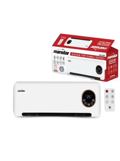 Duvar Tipi Fanlı Isıtıcı 2000W MS-210