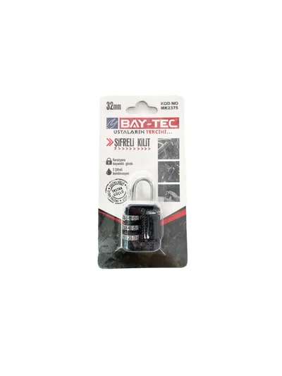 MK2375 Şifreli Asma Kilit 32 mm