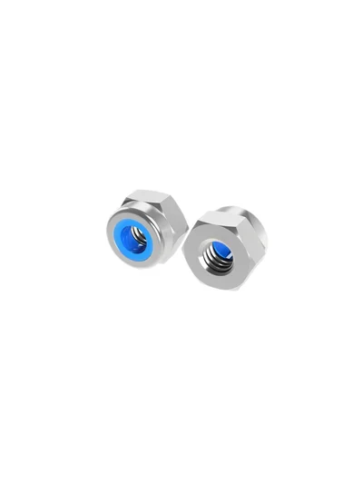 M12 Inox Fiberli Somun DIN 985