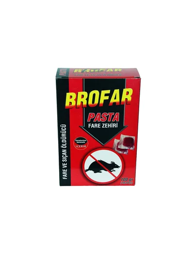 BROFAR Fare ve Sıçan Öldürücü Pasta 100 gr