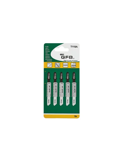 T118A Metal Dekupaj Testere Ağzı GFB2250 (5'li Paket)