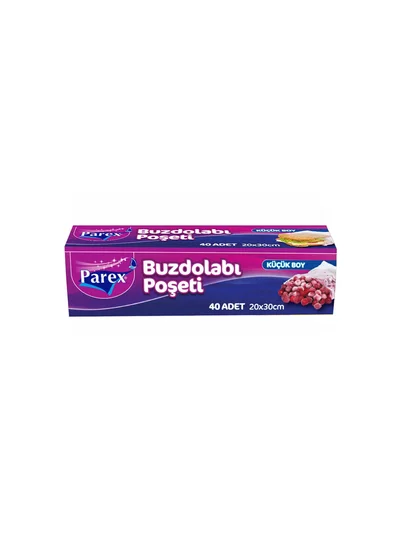 PAREX Buzdolabı Poşeti Küçük Boy 20x30 cm