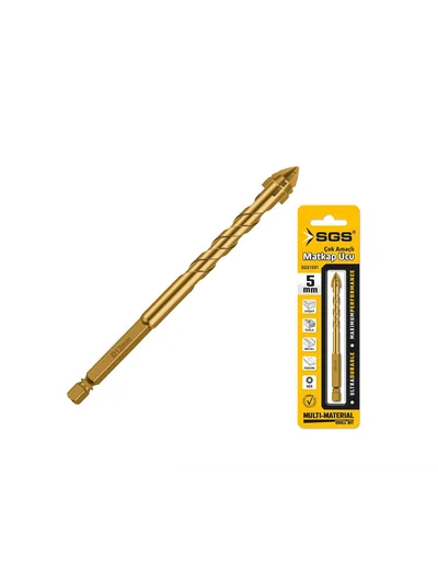 SGS Çok Amaçlı Matkap Ucu 5mm SGS1591