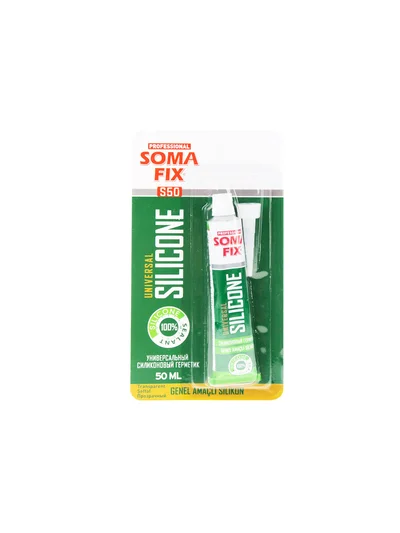 SOMAFİX S50 Genel Amaçlı Tüp Silikon Şeffaf 50ml