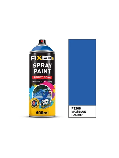 SGS Fixed Sprey Boya Akrilik Boya Mavi Ral5017 320gr 400ml F3208