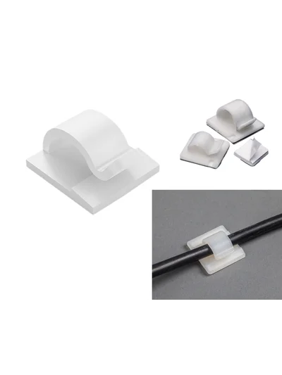 Yapışkanlı Kablo Klips 13x16mm 88005